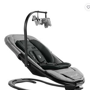 Baby Jogger City Way 2-in-1 Rocker and Bouncer in Graphite with Toy Bar